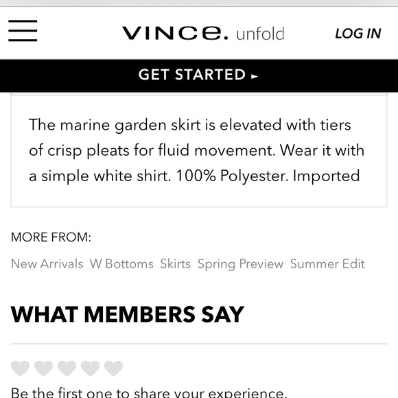 Vince Marine garden pleated midi skirt size 4 - Picture 5 of 12